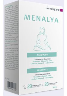 Femilyane Menalya Menopause 28 Hard Capsules + 28 Soft Capsules