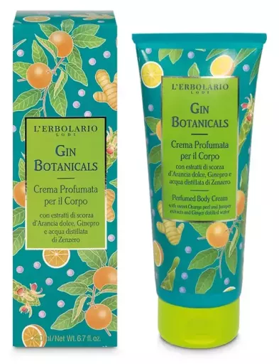L'Erbolario Gin Botanicals Scented Orporal Cream 200 ml
