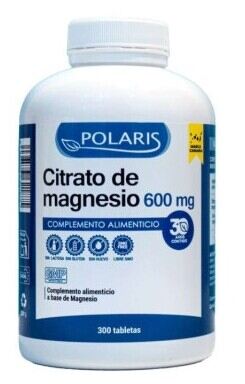 Polaris Magnesium Citrate 600 mg 300 Tablets