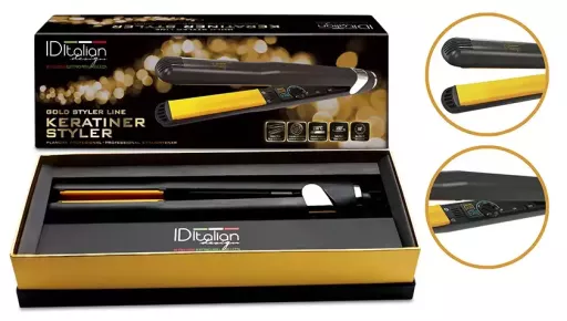 ID Italian Keratiner Styler Gold Professional Flat Iron