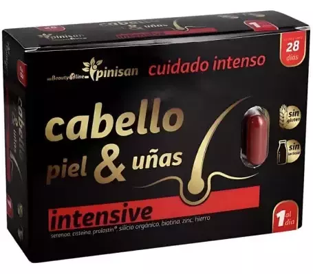 Pinisan Hair and Nails Intensive 28 Capsules