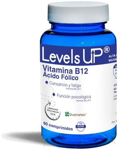 Bioserum Levels Up Vitamin B12 Folic Acid 60 Tablets