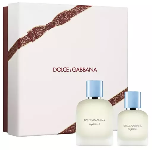 Dolce & Gabbana Light Blue Pour Homme Case 2 Pieces