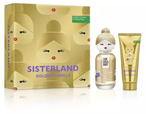 Benetton Sisterland Golden Vanilla 2-Piece Case